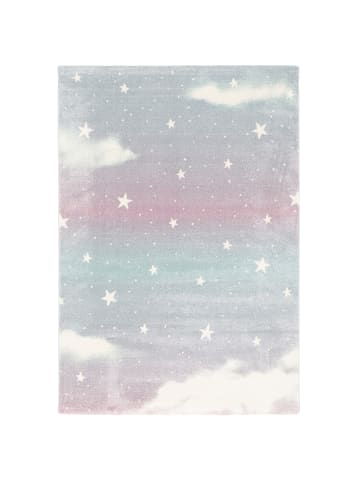 Pergamon Kinderteppich Maui Kids Wolkenhimmel in rosa