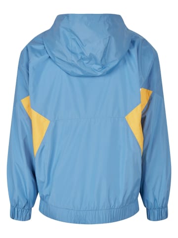 STARTER Windbreaker in hrznblu/clifrniyllw/whte