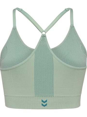 Hummel Sport-BH "Hiit Seamless Padded Bra" in Grün