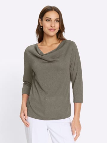 WITT WEIDEN Wasserfallshirt in schlamm