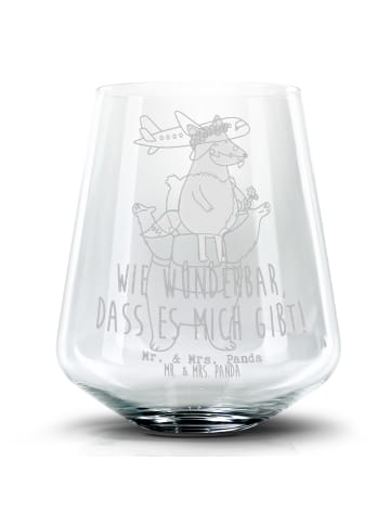 Mr. & Mrs. Panda Tumbler Bär Flugzeug ohne Spruch in Transparent