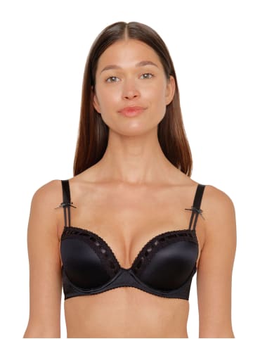 SUSA 2er Pack Push Up Dirndl BH Wiesn Zauber in Schwarz Weiss