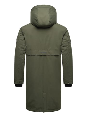 STONE HARBOUR Wintermantel Cyriaan XX in Olive