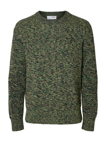 SELECTED HOMME Pullover 'Tilum' in grün-meliert