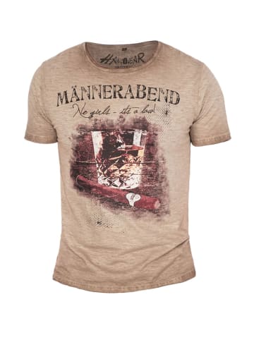 Hangowear T-Shirt MAENNERABEND in beige