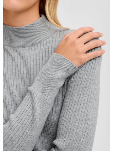 QS Strickpullover langarm in Grau