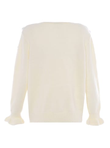 NAEMI Damen Sweater in WOLLWEISS