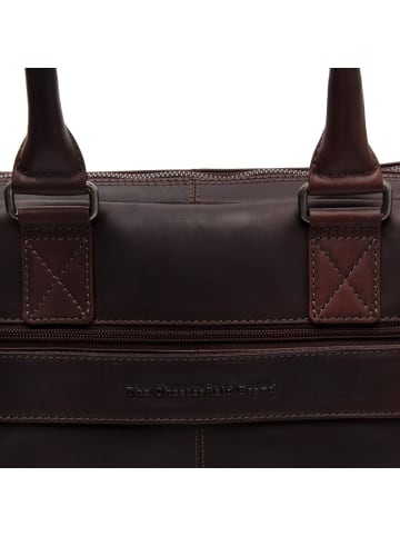 The Chesterfield Brand Fabian Aktentasche Leder 40 cm Laptopfach in brown