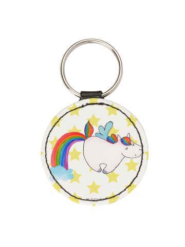 Mr. & Mrs. Panda Anhänger Einhorn Fliegendes Pferd ohne Spruch in Weiß