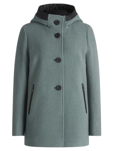 Gil Bret Wolljacke mit Kapuze in graugrün