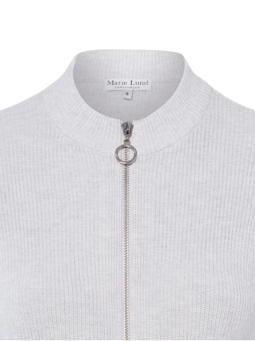 Marie Lund Strickjacke in hellgrau - 0001