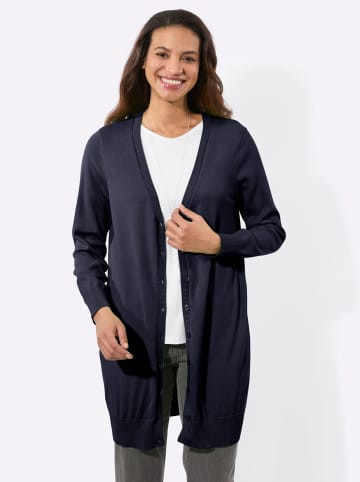 WITT WEIDEN Long-Strickjacke in marine