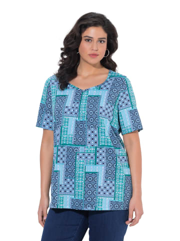 Ulla Popken Shirt in tiefes aqua