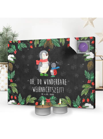 Mr. & Mrs. Panda Adventskalender Smörle Winterzeit mit Spruch in Kreidetafel