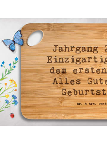 Mr. & Mrs. Panda Hackbrett Spruch 2000 Geburtstag mit Spruch in Braun