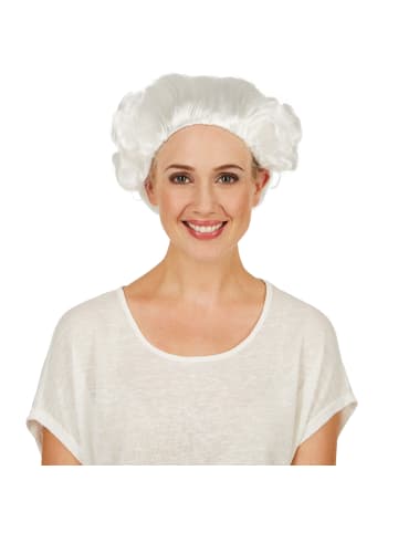 tectake Traumhafte Frauenperücke Madame Pompadour, weiß