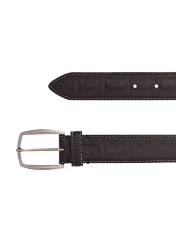 Vanzetti Gürtel Leder dunkelbraun