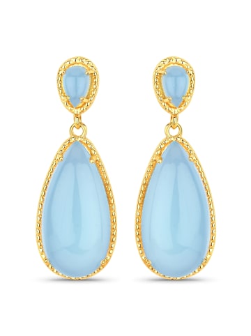 Rafaela Donata Ohrringe Sterling Silber Chalcedon (gefärbt) in gelbgold