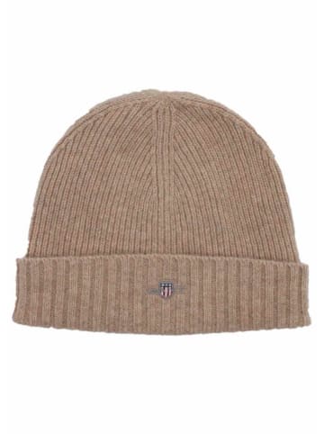 Gant Unisex Beanie in Khaki melange