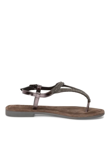 Tamaris Zehenstegsandalen in Silber