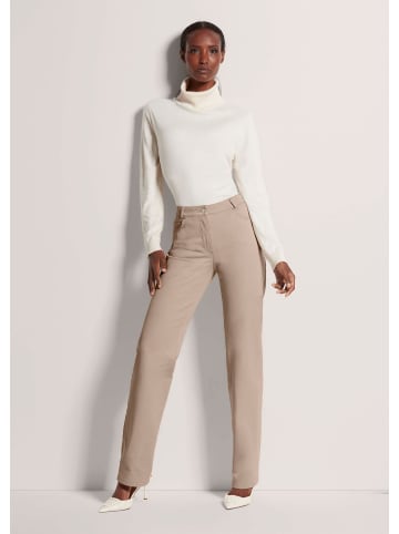MADELEINE Schmale Jeans im Five-Pocket-Style in taupe