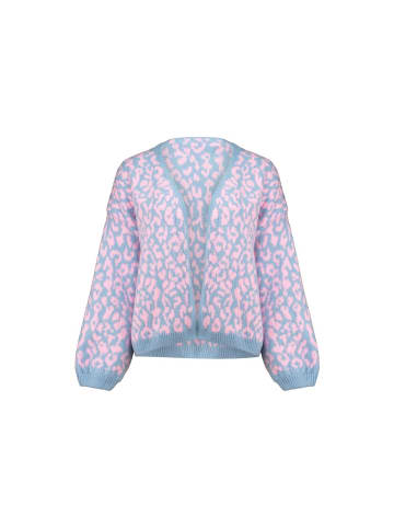 Hailys Pullover in cloud blue-pink candy leo
