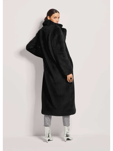 MADELEINE Langer Faux-Fur-Mantel für Damen in schwarz