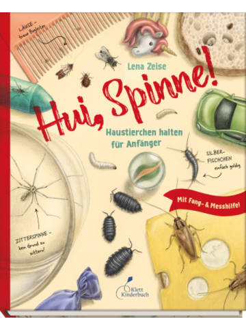 Klett Kinderbuch Buch - Hui, Spinne! Haustierchen halten für Anfänger