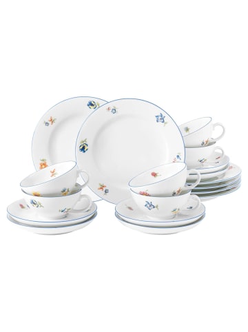 Seltmann Weiden 18er Set Teeservice Sonate Nostalgie bunt in bunt