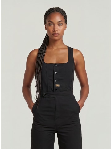 G-Star Raw High Waist Jumpsuit dk black