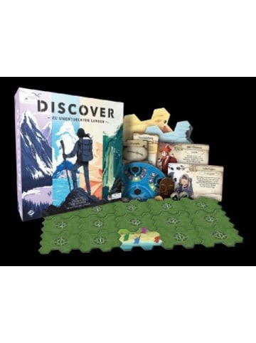 Asmodee Spiel - Discover: Zu unentdeckten Landen (Spiel)