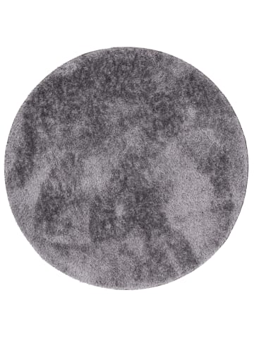 Snapstyle Hochflor-Teppich Feeling Mix Rund in silber