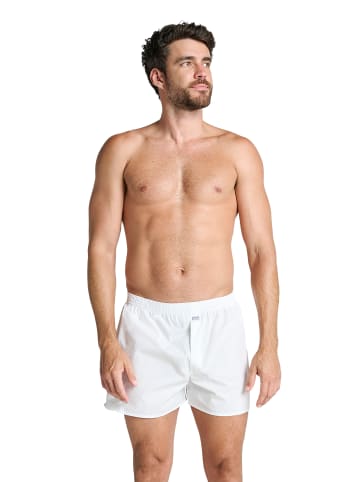 Jockey Boxershorts Everyday Woven 3 Stück in Weiß