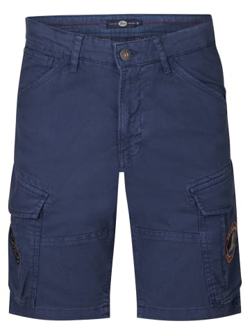 Petrol Industries Cargo-Shorts Wanderer in Blau