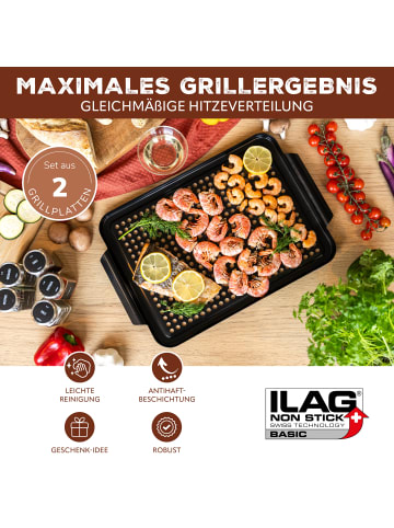 bremermann 2-er-Set Grillplatte