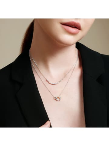 Ania Haie Halskette Arc Pavé in silber