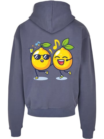 Merchcode Hoodie "Lemon Party Oversized Hoody" in Blau