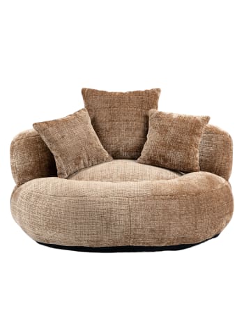 ABRIHOME Lazy Sofa Sitzsack mit drei Kissen - Chenille in Kaffee