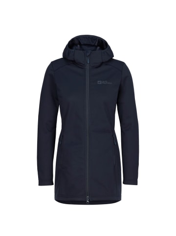 Jack Wolfskin Softshellmantel, Funktionsjacke TEXTOR COAT W in Blau