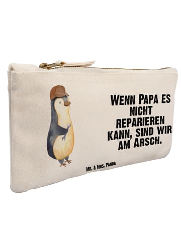 Mr. & Mrs. Panda Schminktasche Wenn Papa es nicht reparieren kan... in Weiß