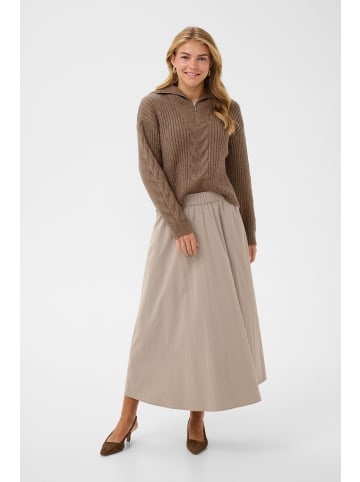 SAINT TROPEZ Strickpullover TalmaSZ Gerade Passform in Toasted Coconut Melange