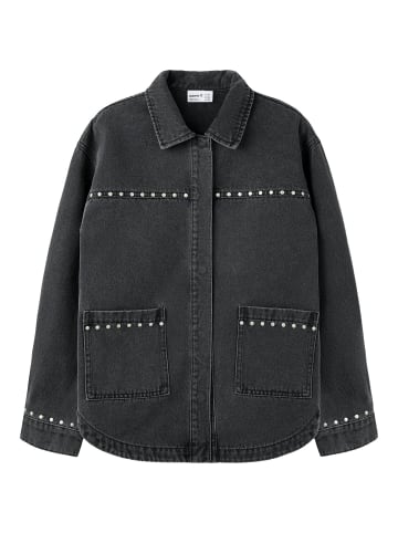 name it Jacke in Dark Grey Denim1