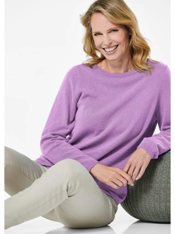 GOLDNER Feinstrickshirt mit U-Boot-Ausschnitt in smaragd