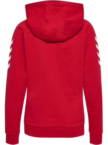 Hummel Reißverschluss Kapuzenpullover Hmlgo Damen in TRUE RED
