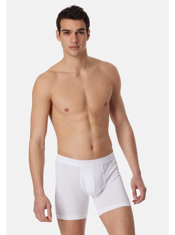 Schiesser Long Short / Pant Long Life Cotton in Weiß