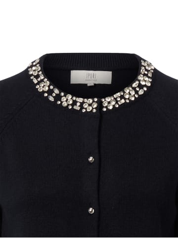IPURI Strickjacke in schwarz - 0001
