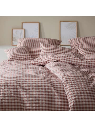 Elegante Bettwäsche Lilly in ziegel