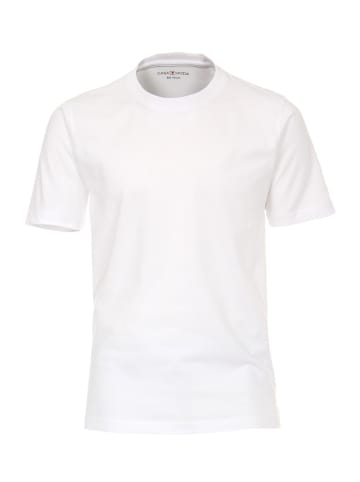 CASAMODA T-Shirt Halbarm Doppelpack 092500 in Weiß