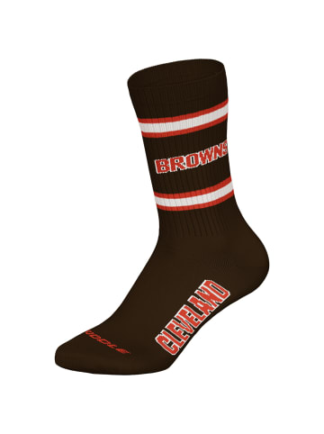 NFL Freizeitsocken Cleveland Browns in BRN/WHT/ORG