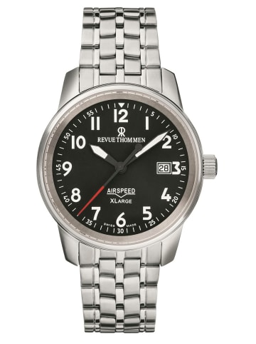 Revue Thommen Analoguhr für Herren in silber